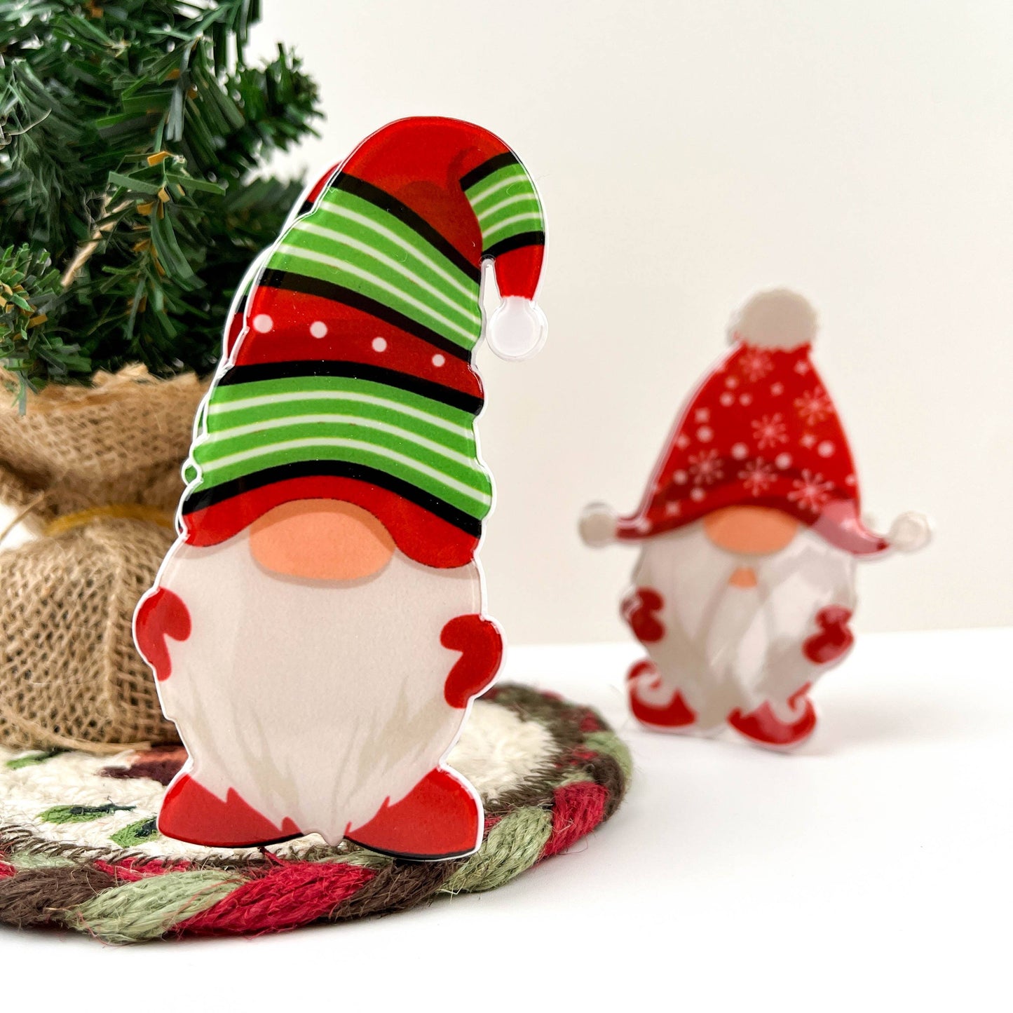 Cartoon Santa Claus Appearance Hair Claw Clip