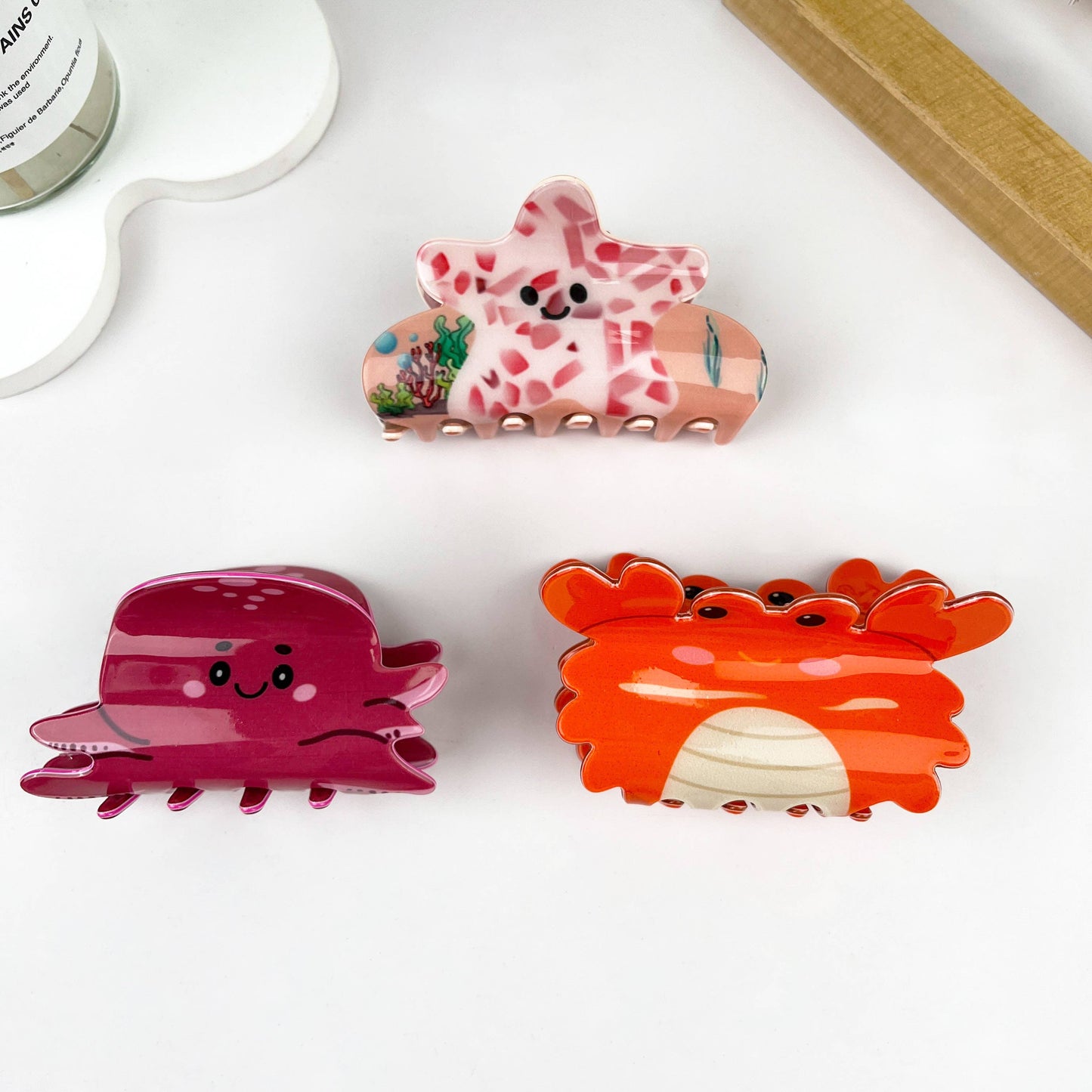 Lovely cartoon marine animal hair claw clip