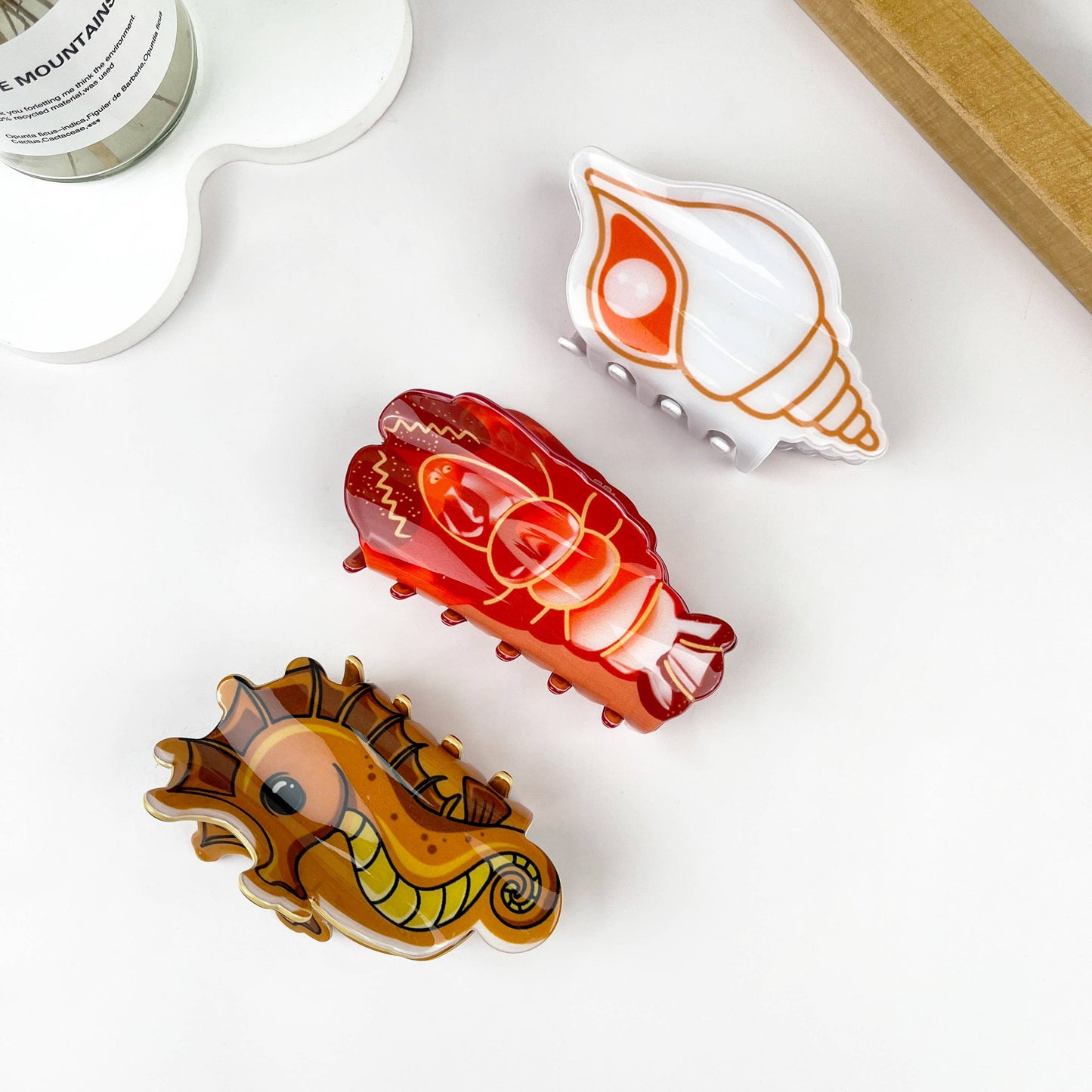 Lovely cartoon marine animal hair claw clip