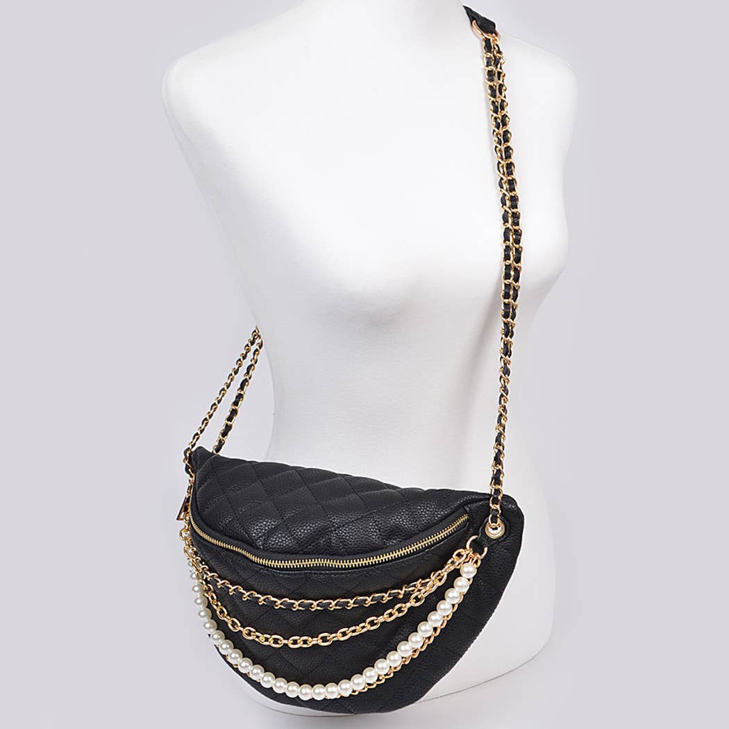 Gilded Regent Crossbody | Multi Layered Straps Crossbody Bag