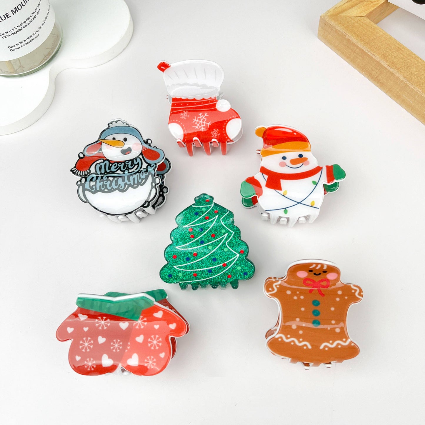 Christmas Hair Claw Clip