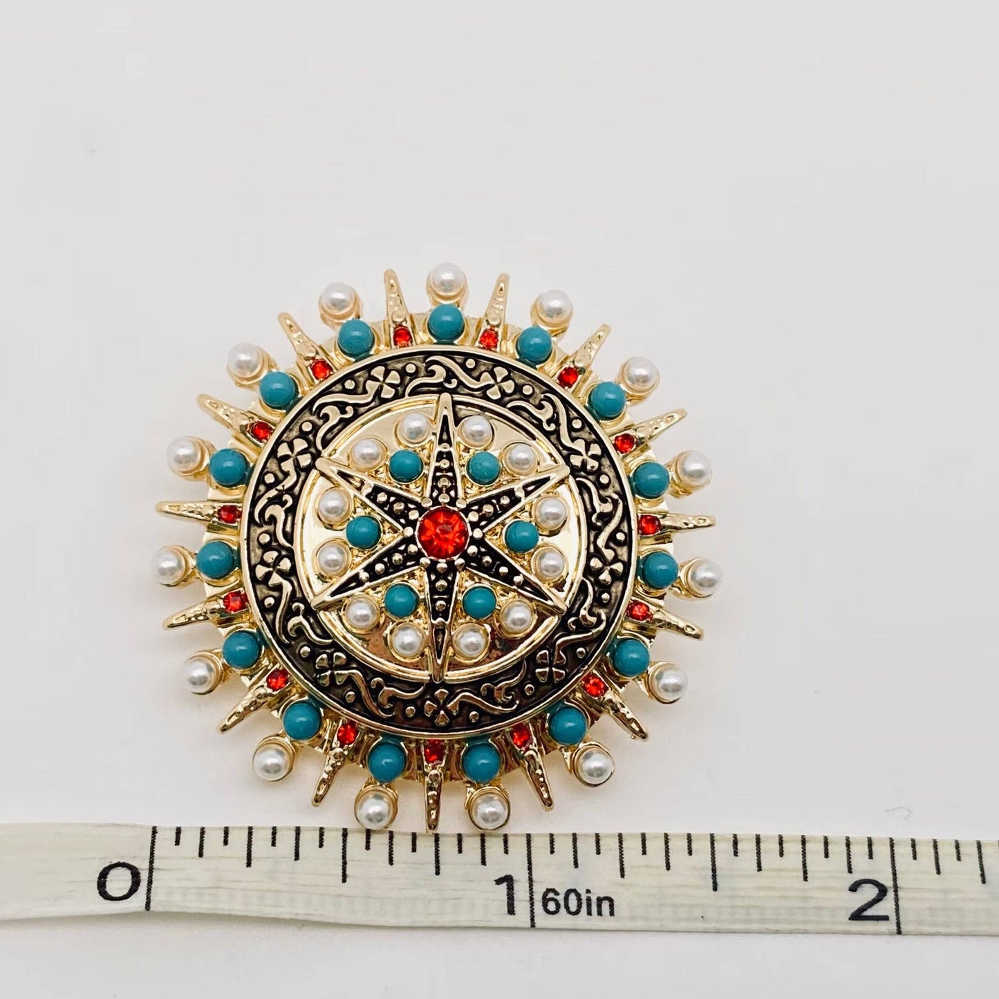 Bohemian Style Cameo Brooch