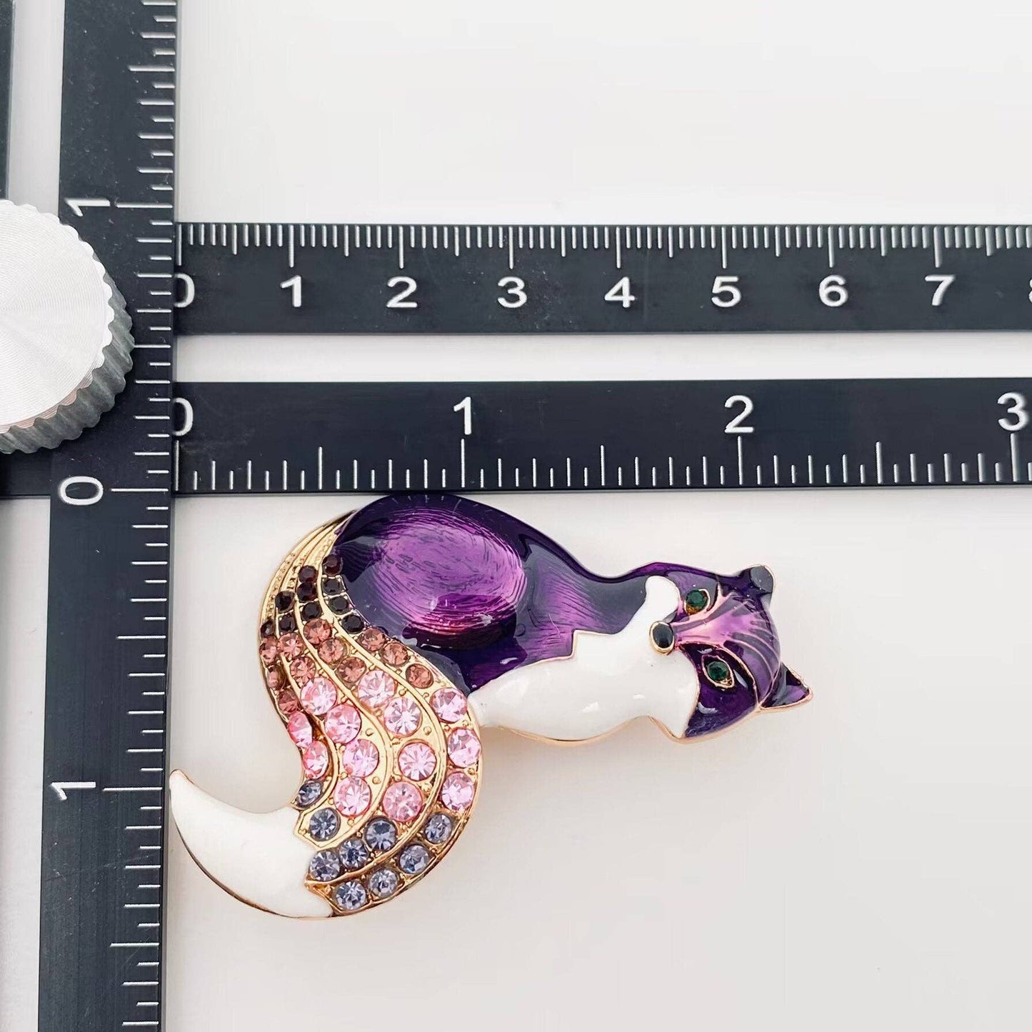 Color Enamel Fox Brooch Animal Pin