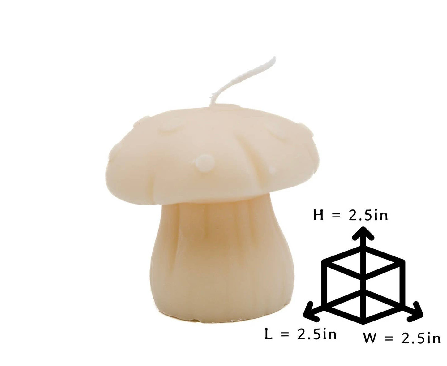 MUSHROOM CANDLE | PILLAR