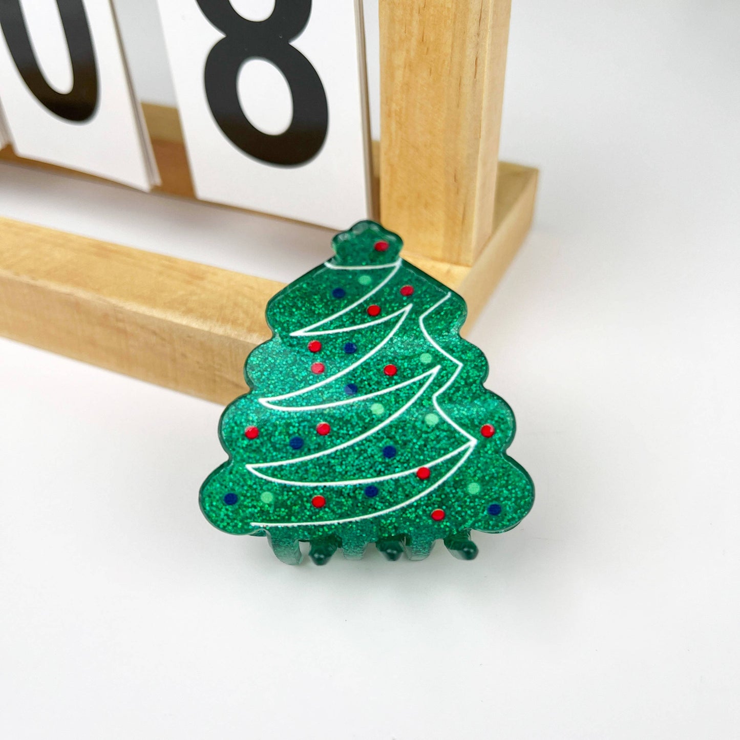 Christmas Hair Claw Clip