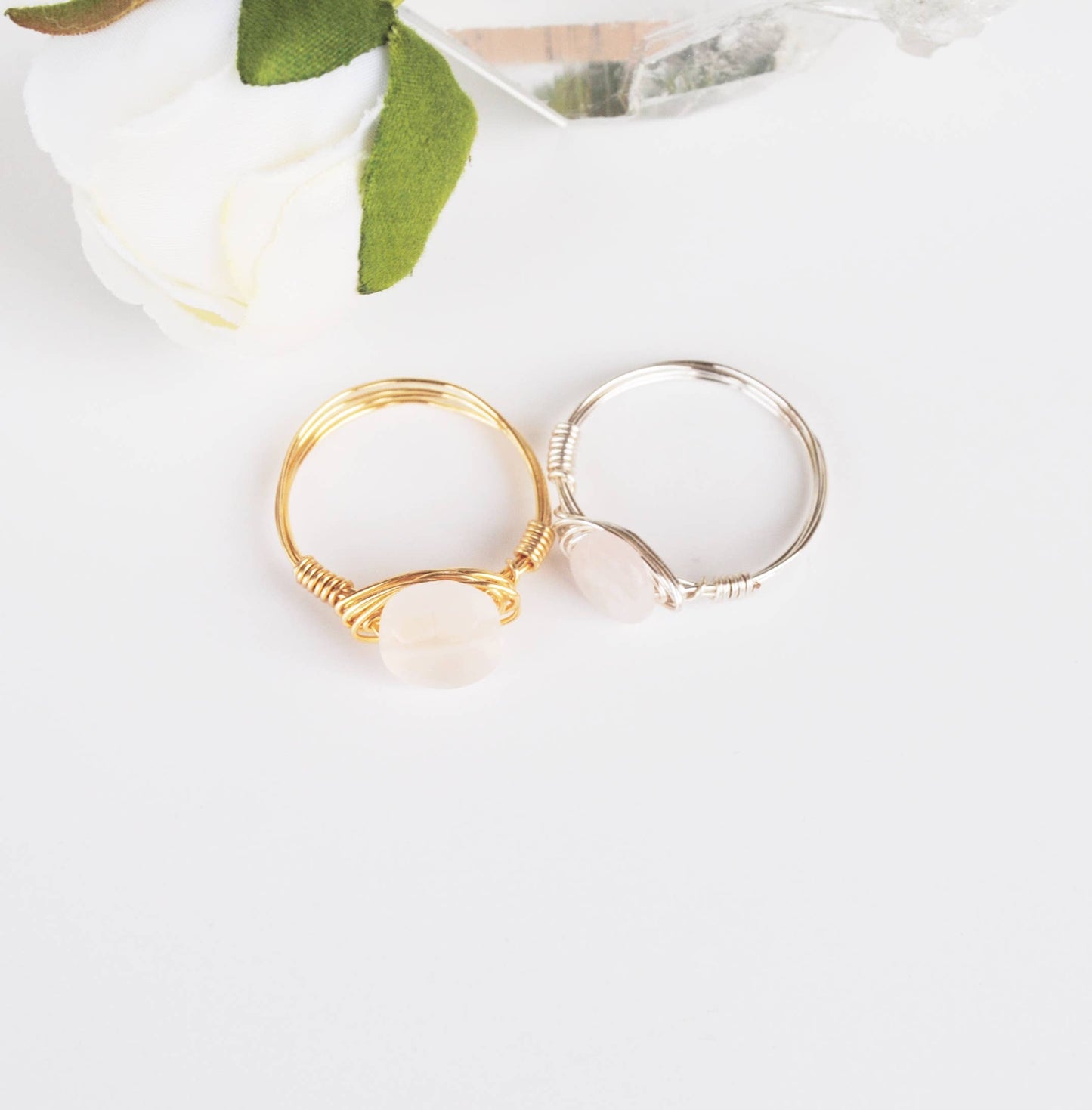 Rose Quartz Ring