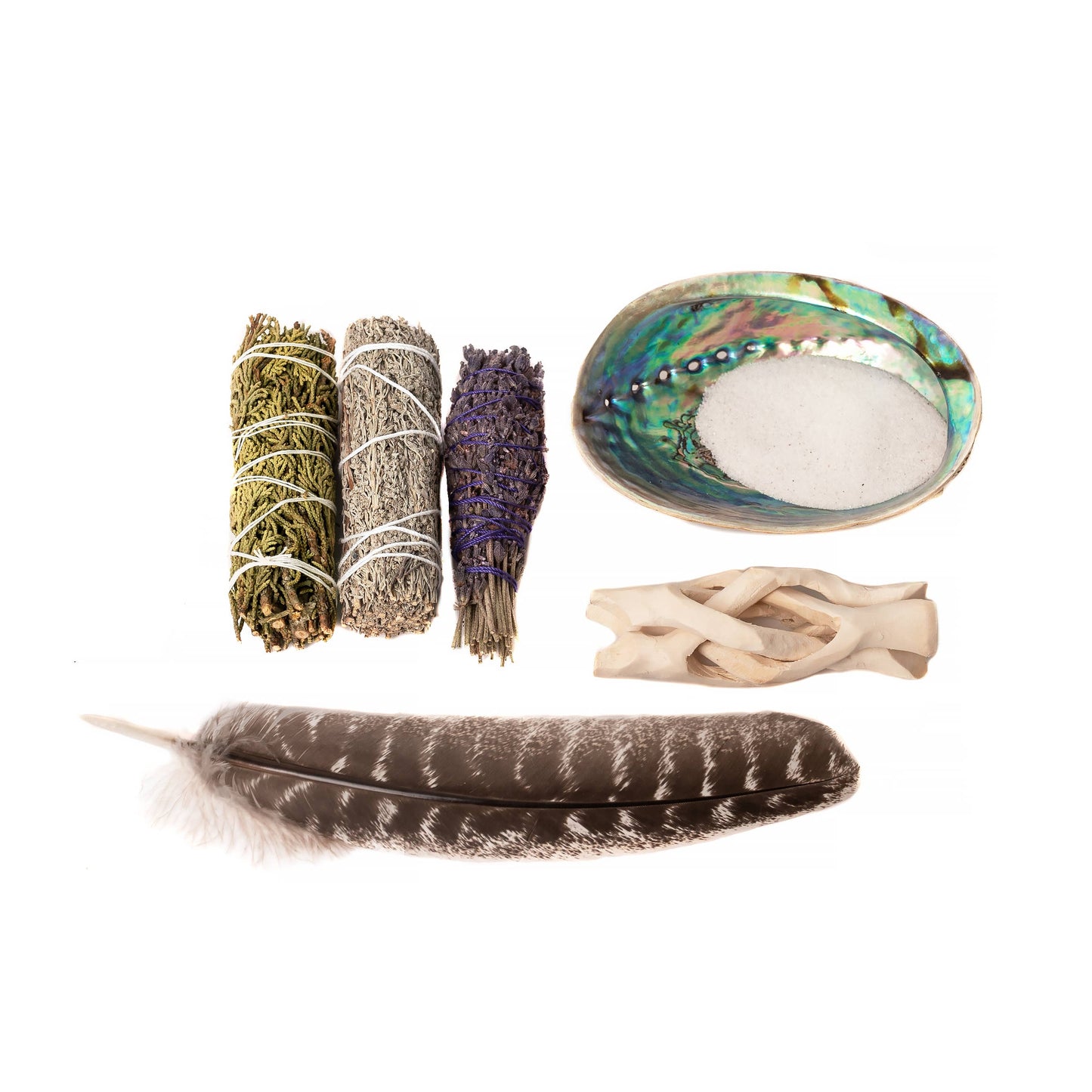 Blue Sage, Juniper, and Lavender Wand Cleanse Kit Three