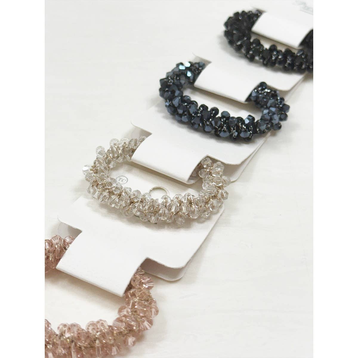 Shiny Crystal Hair Tie Set of Enchanted Sparkles