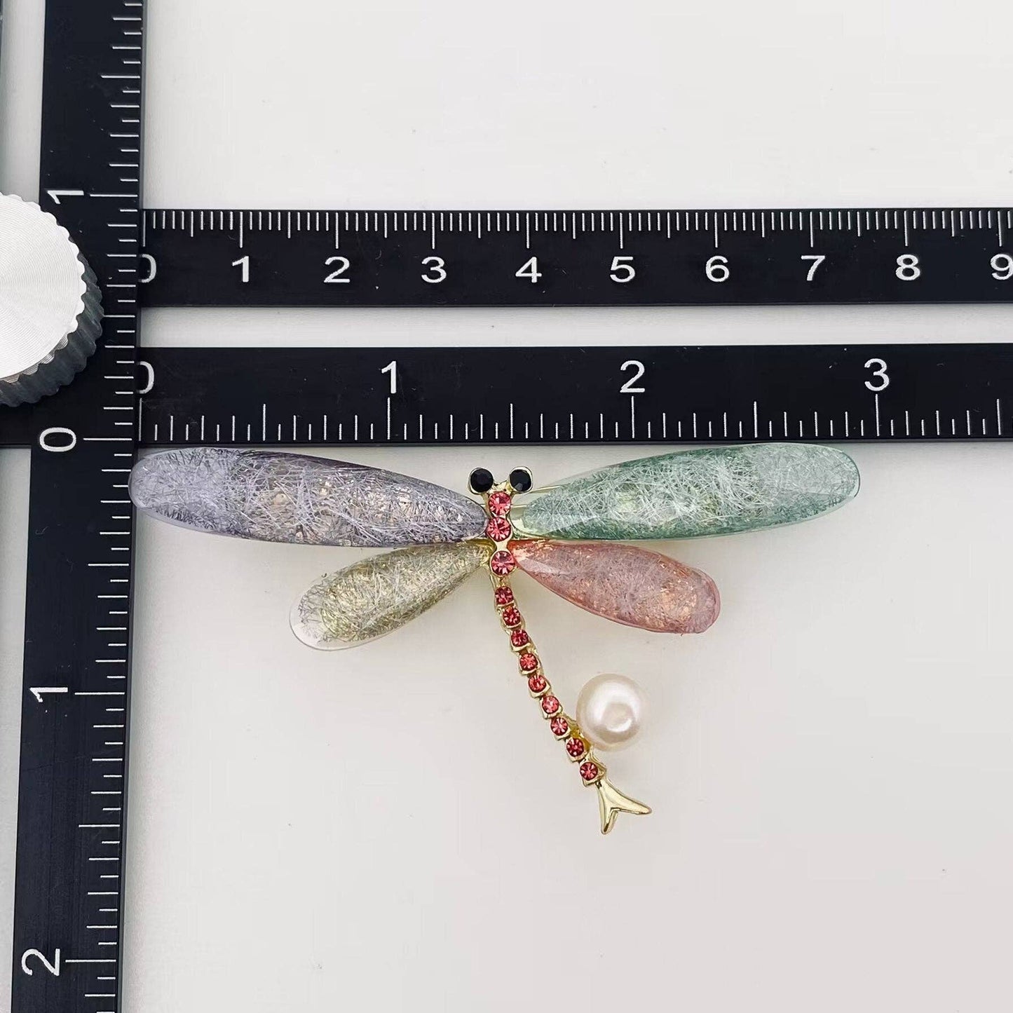 Beautiful Colored Dragonfly Brooch
