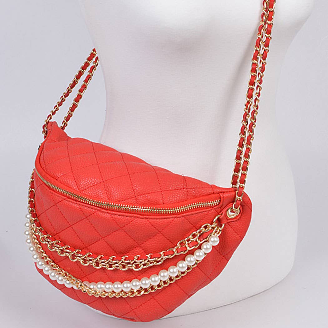 Gilded Regent Crossbody | Multi Layered Straps Crossbody Bag