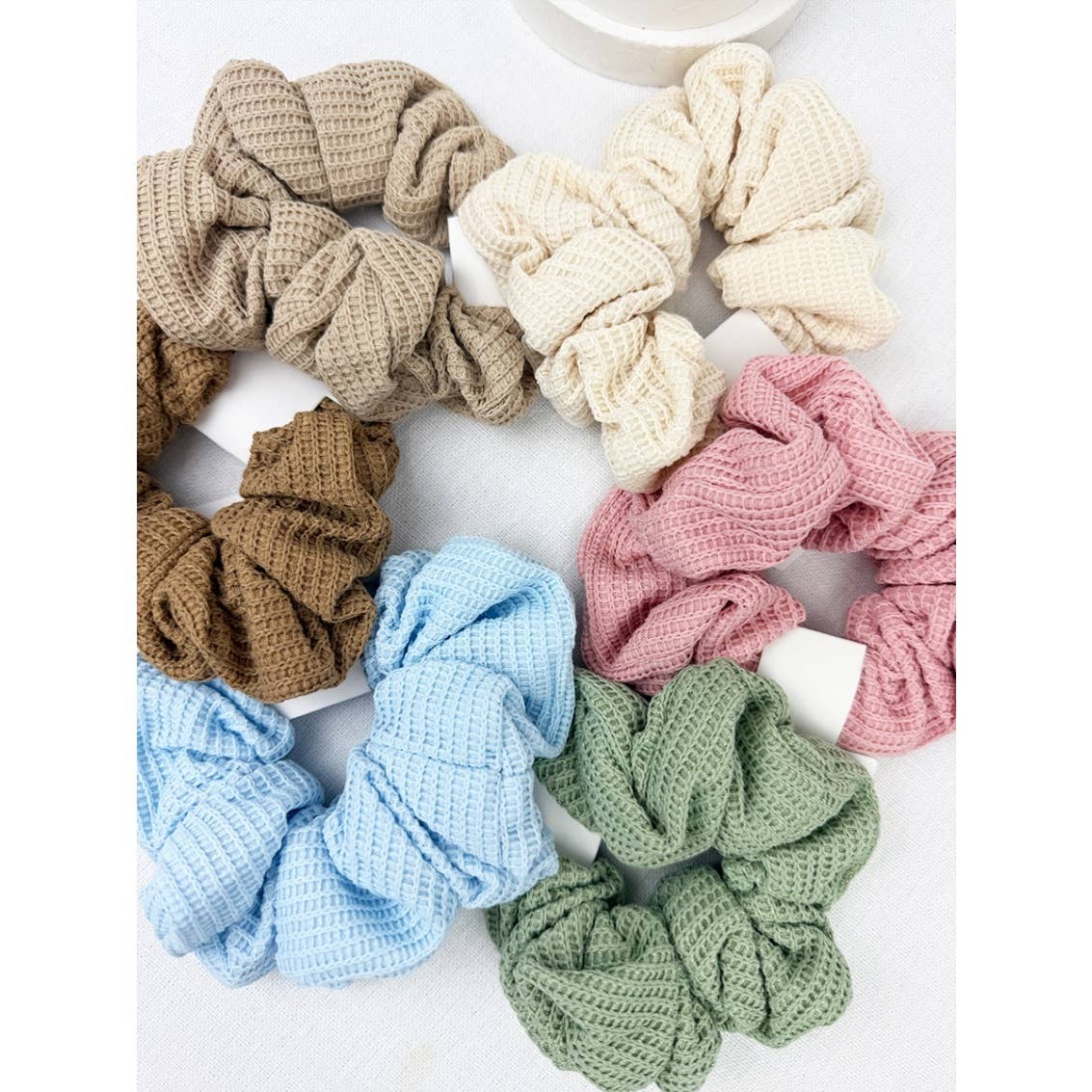The Original Waffle Soft Tone Scrunchies in Enchanted Hues