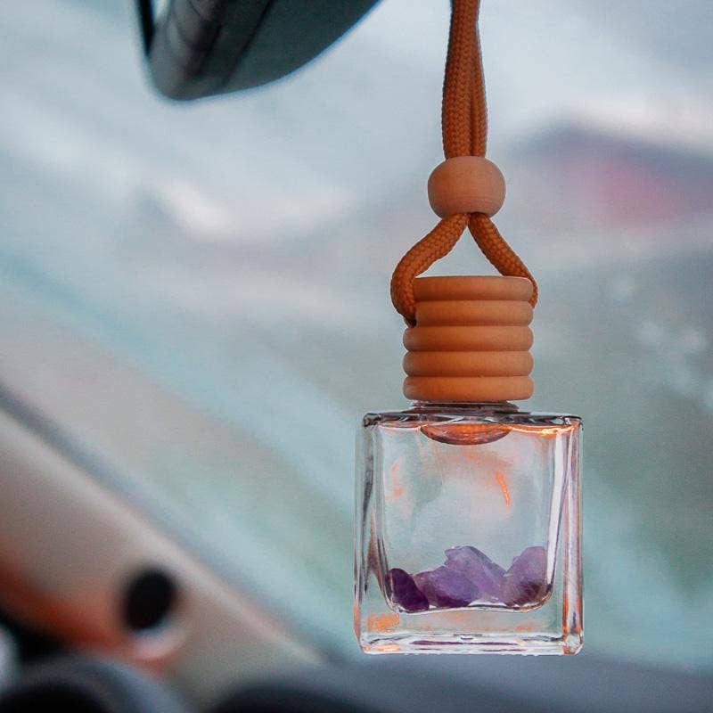 Amethyst Crystals | Car Diffuser