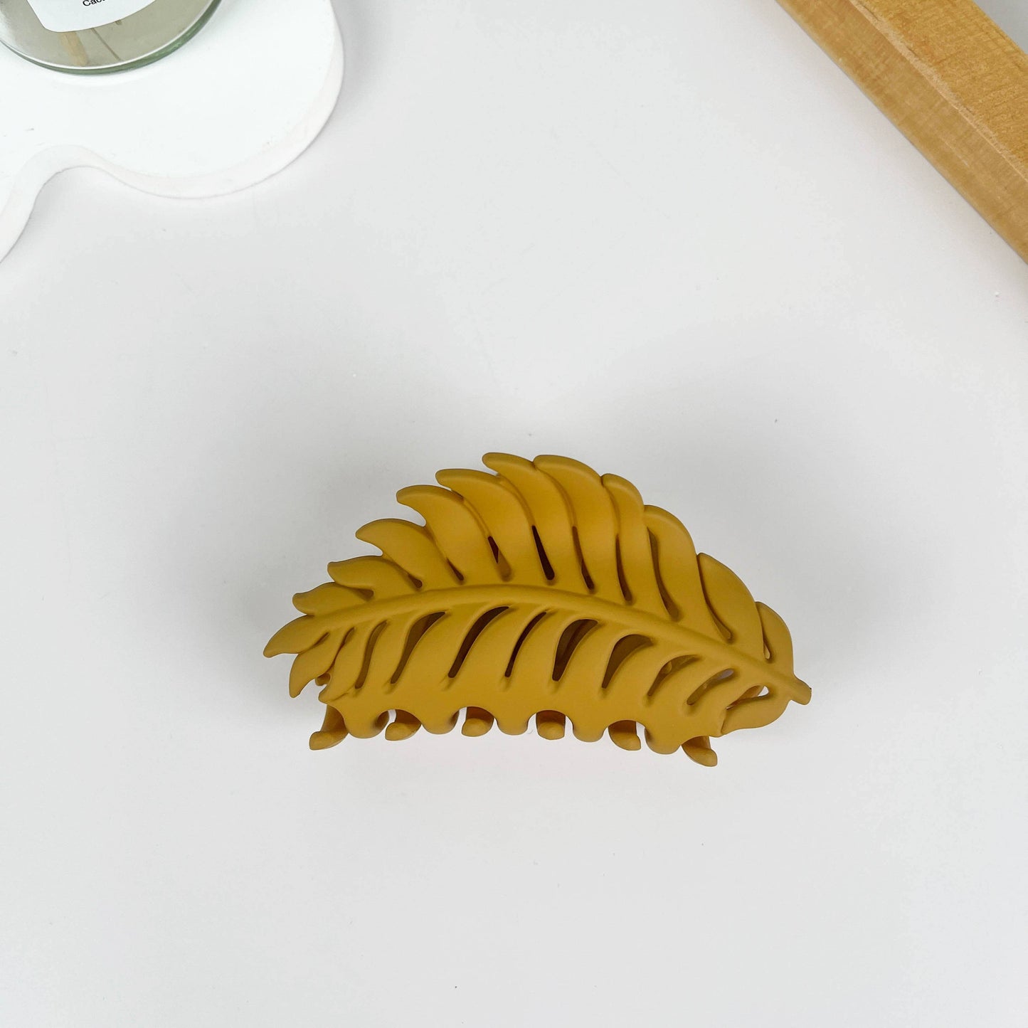 Creative frosted leaf Hair Claw Clip