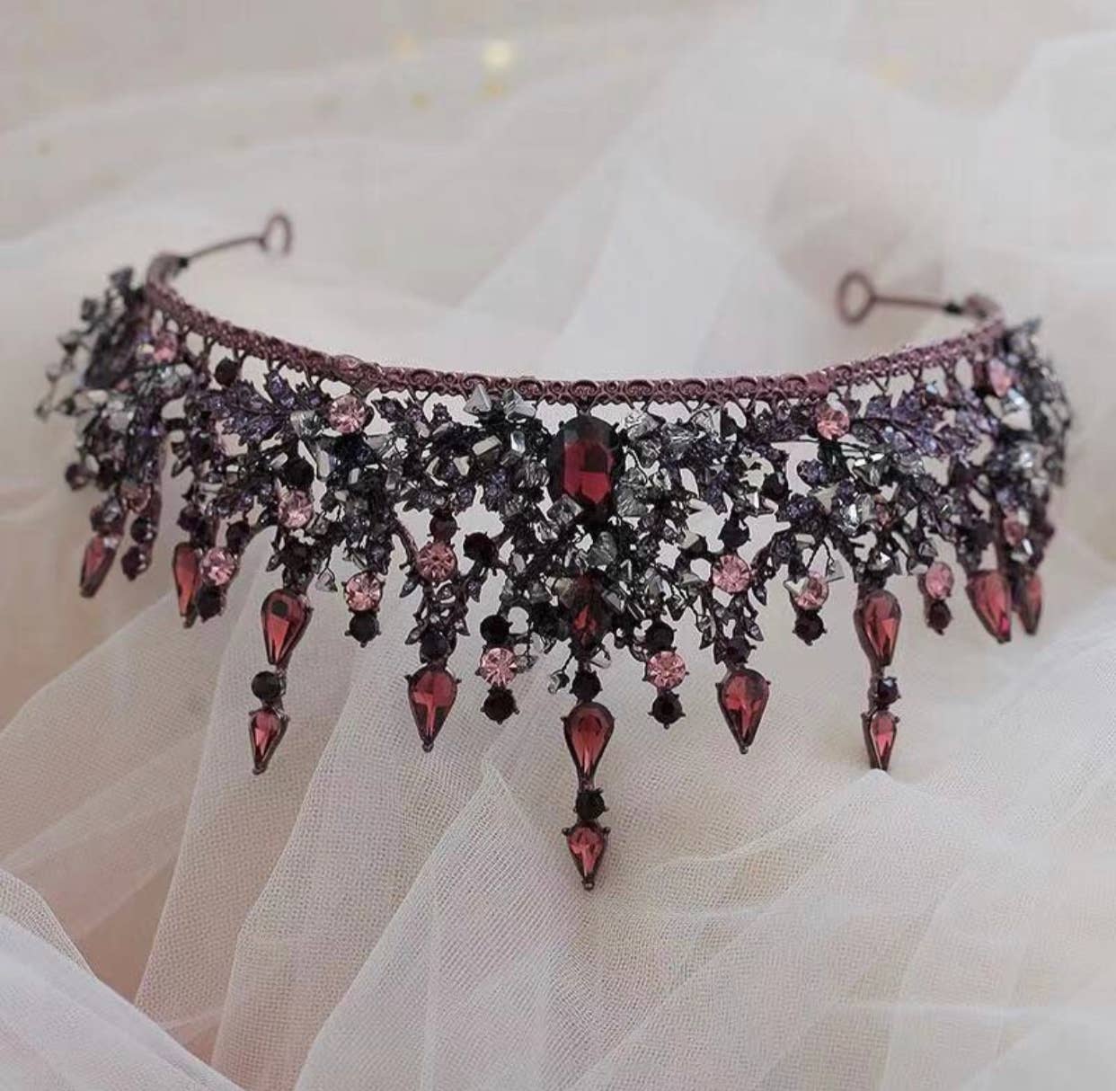 Baroque Crowns Crystal Tiaras Crowns Wedding Queen Princess