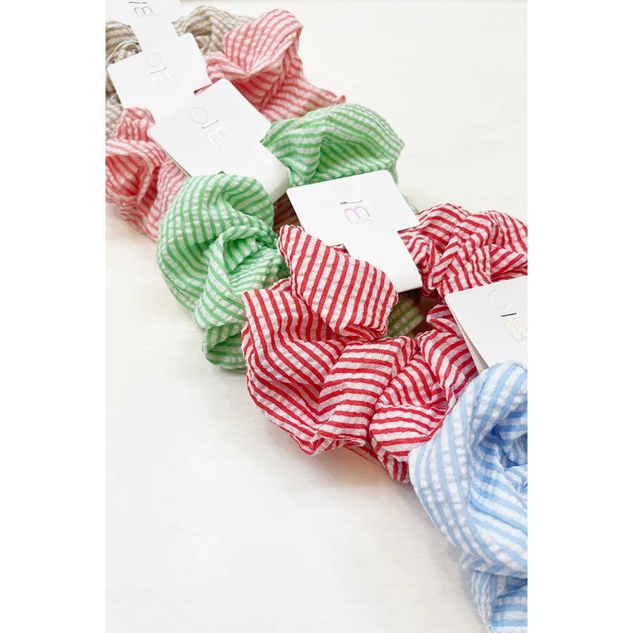 Stripe Pattern Large Scrunchie