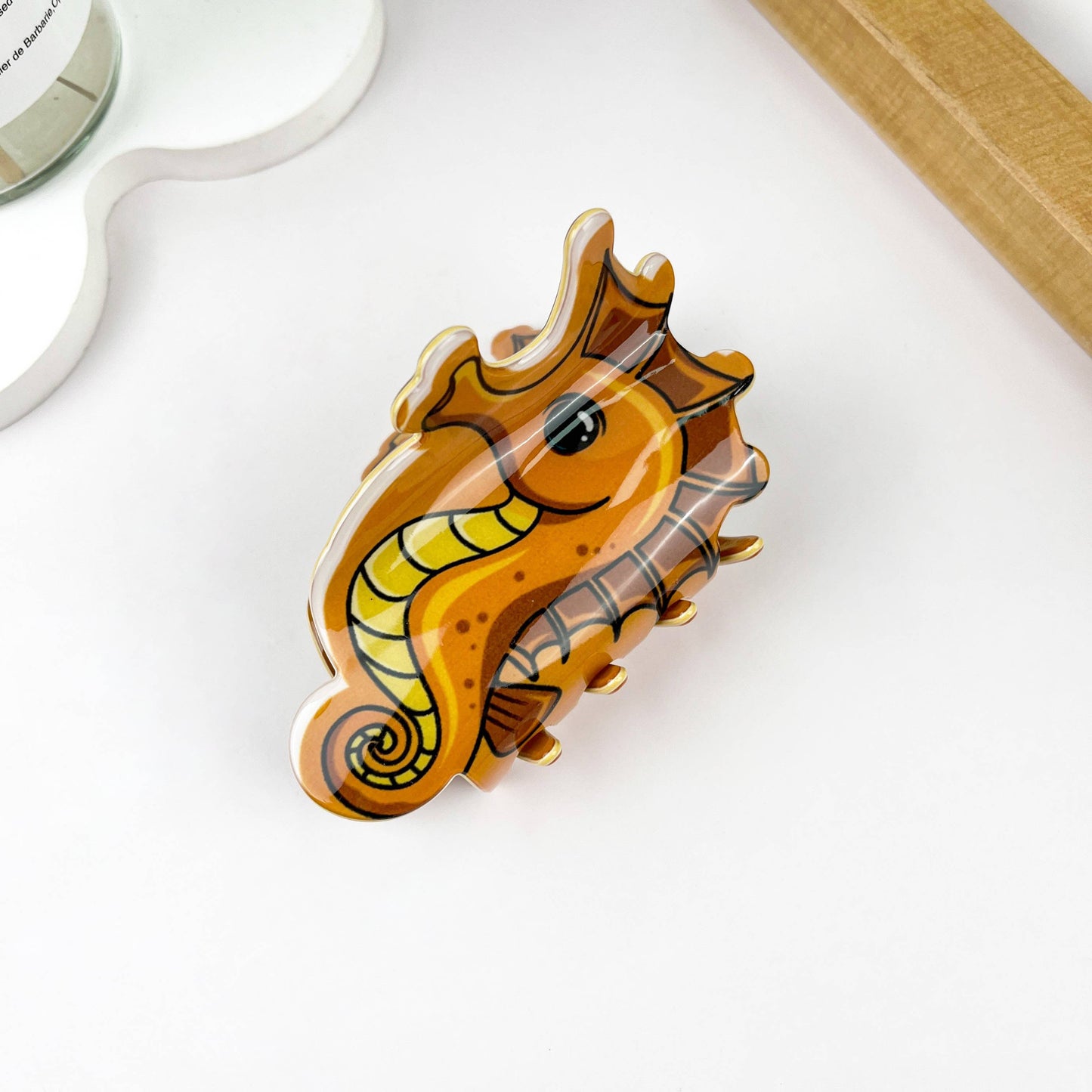 Lovely cartoon marine animal hair claw clip