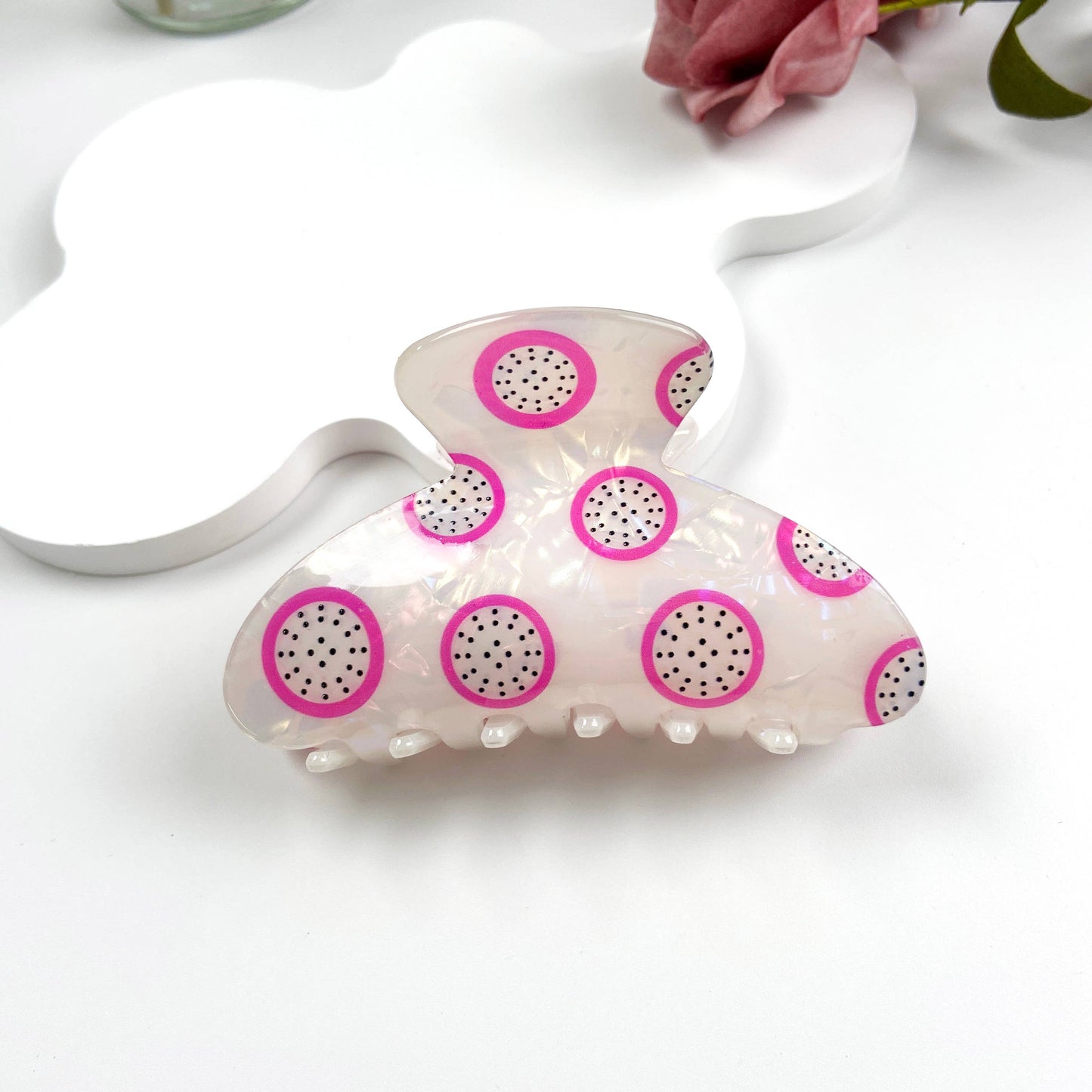 Fruit Print Hair Claw Clip