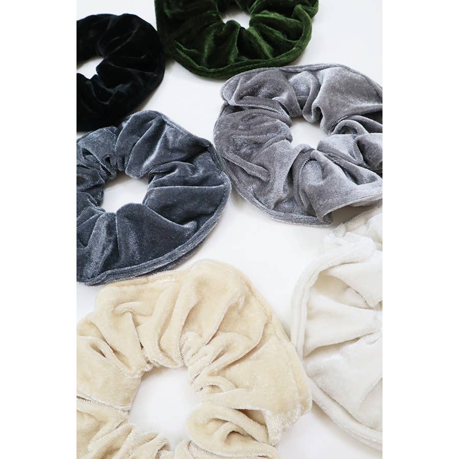 Enchanting Premium Quality Large Soft Tone Velvet Scrunchie