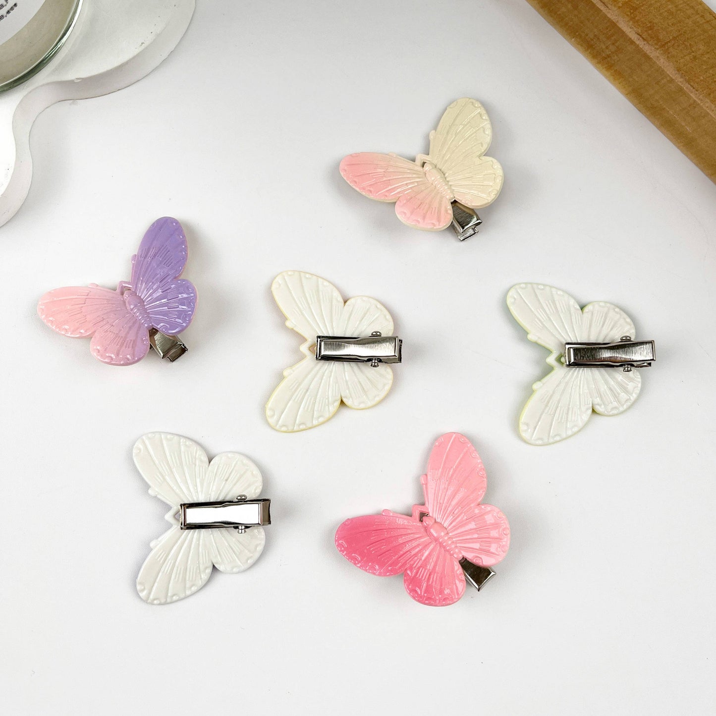 Colorful Butterfly Duckbill Clip