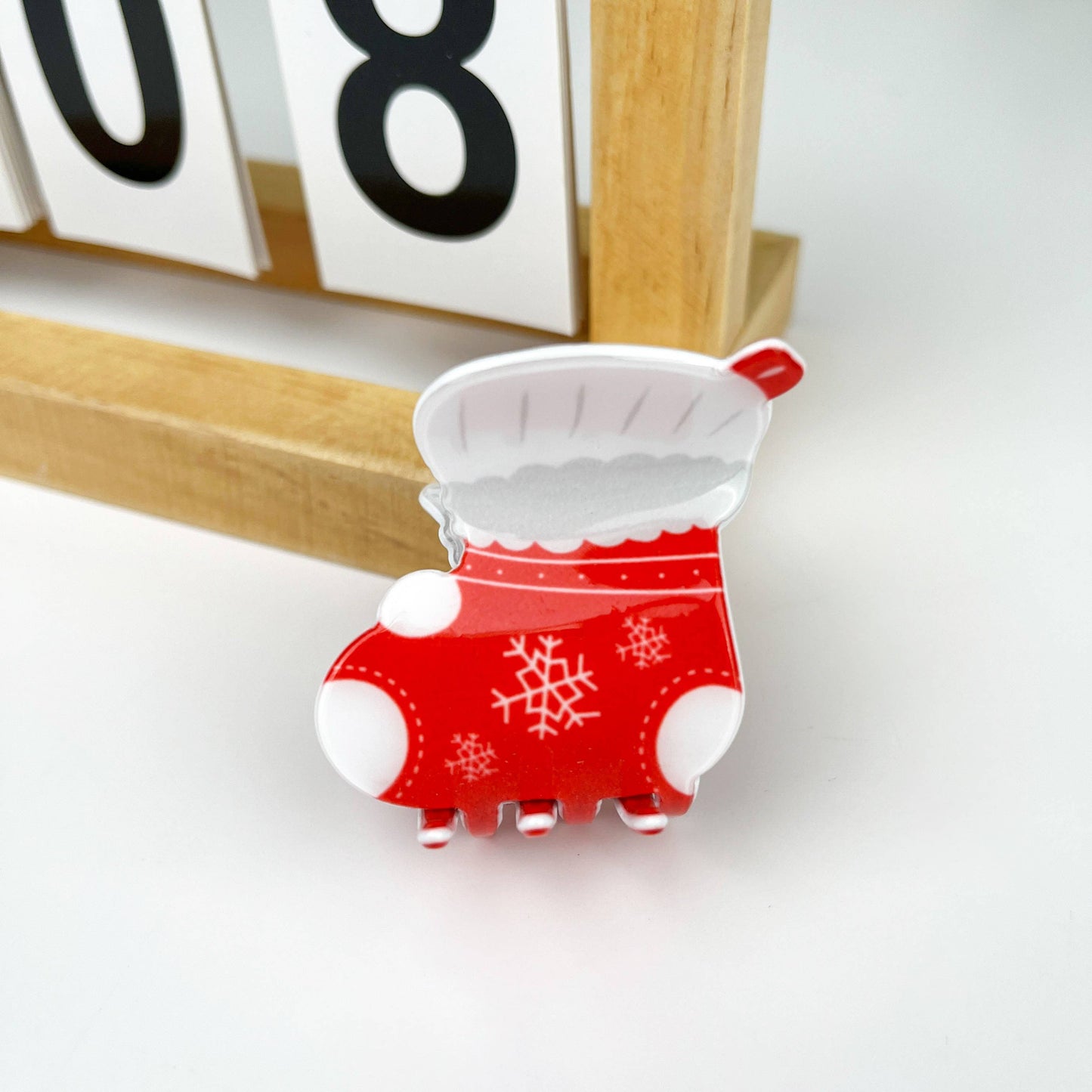 Christmas Hair Claw Clip