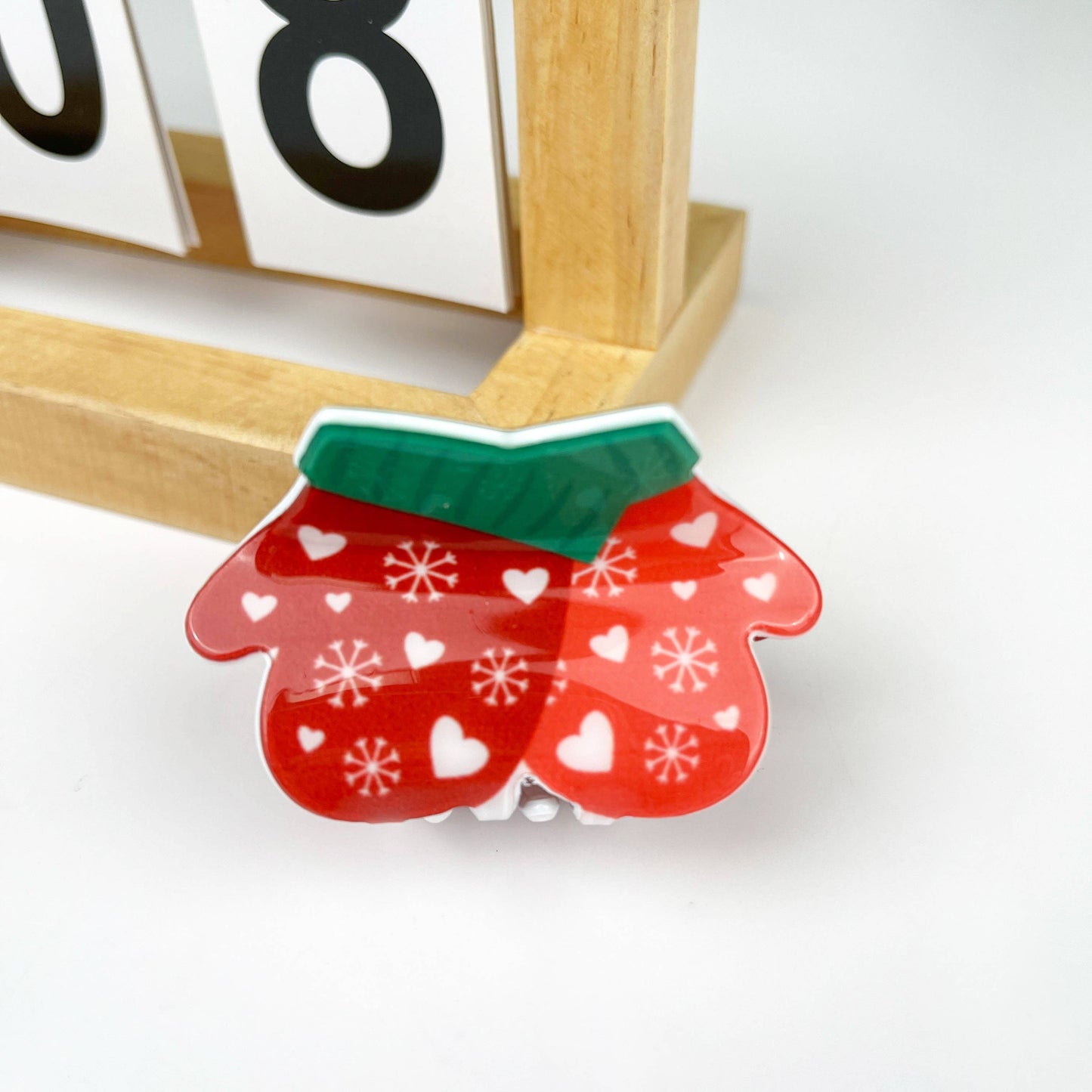 Christmas Hair Claw Clip