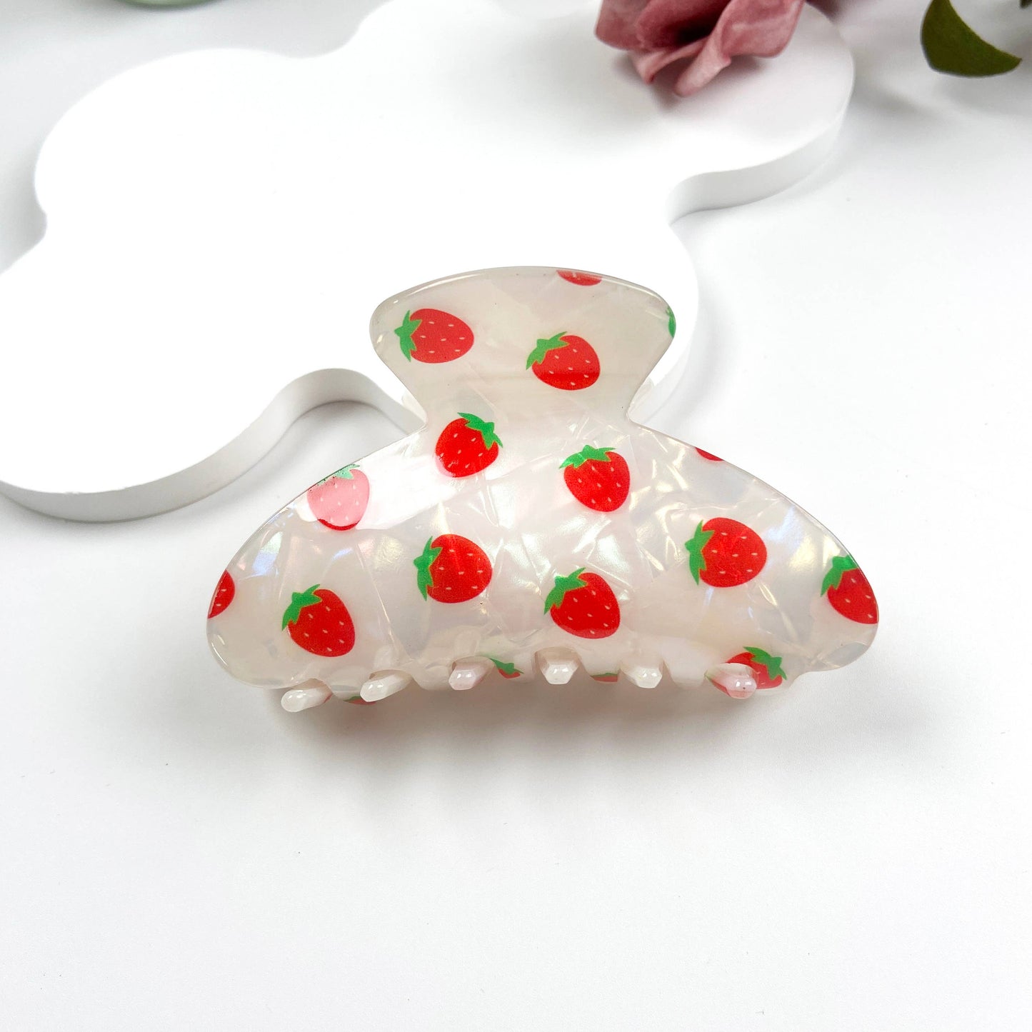 Fruit Print Hair Claw Clip