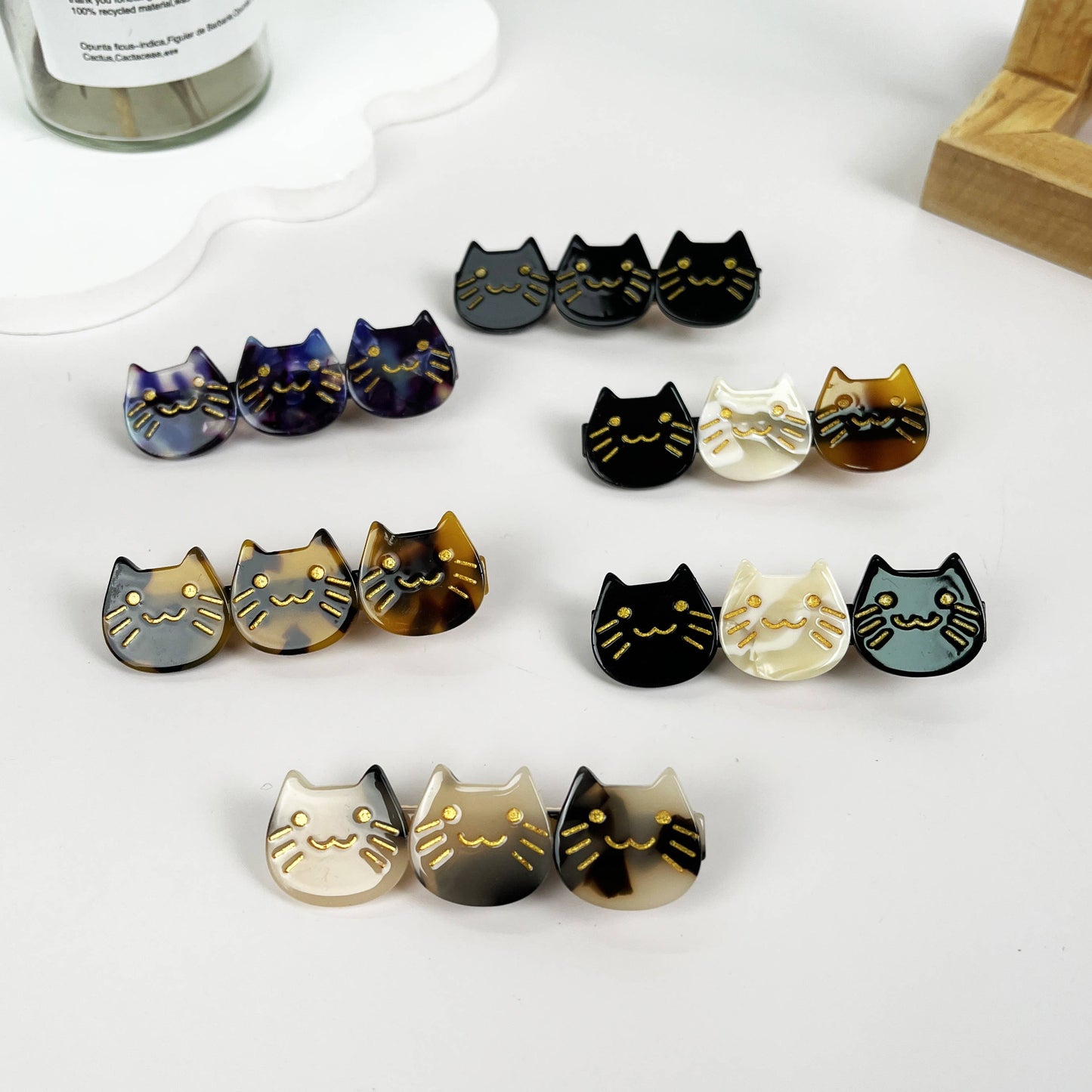 Cute Retro Cat Animal Duckbill Clip