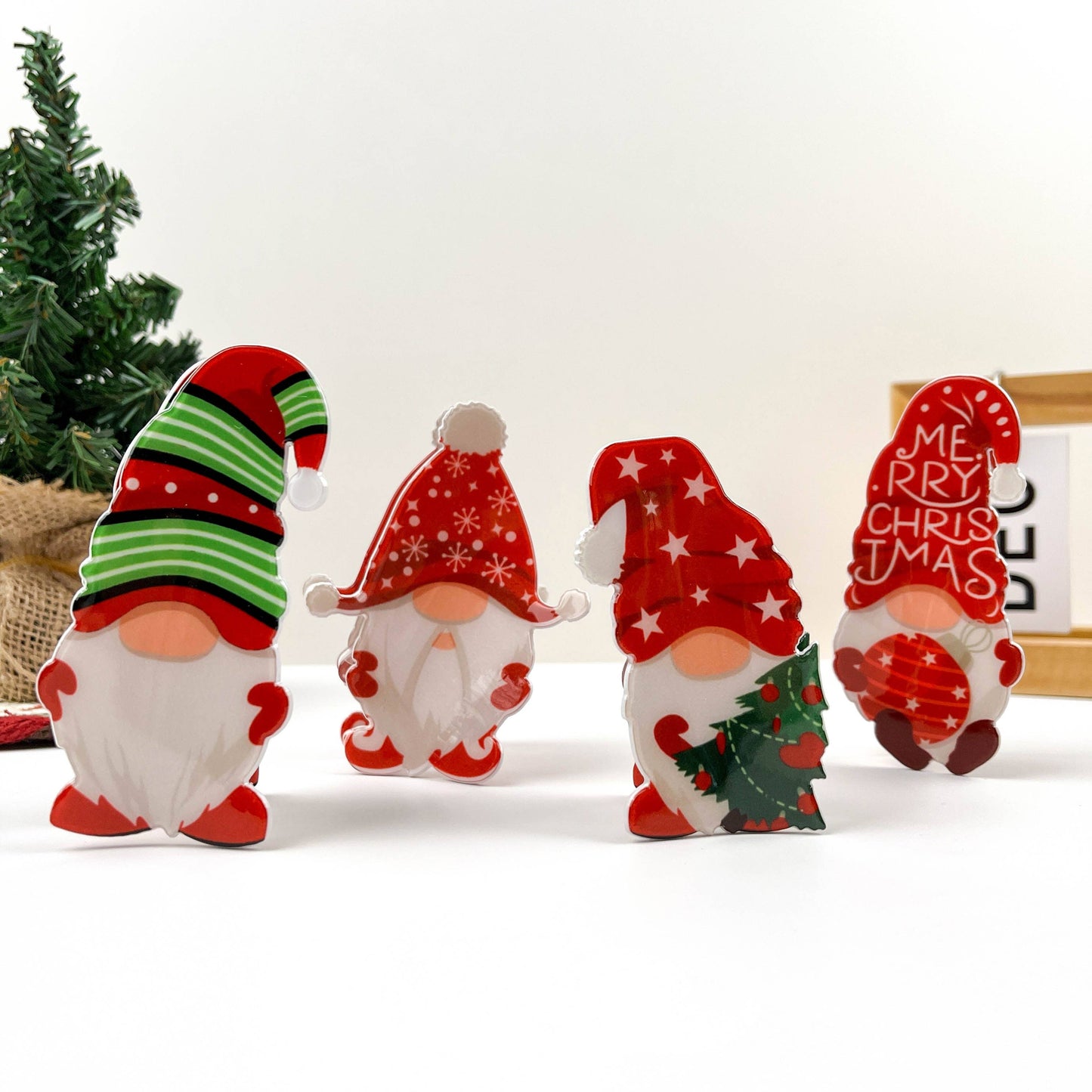 Cartoon Santa Claus Appearance Hair Claw Clip