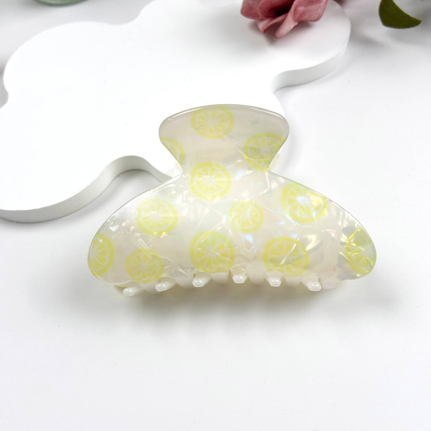 Fruit Print Hair Claw Clip
