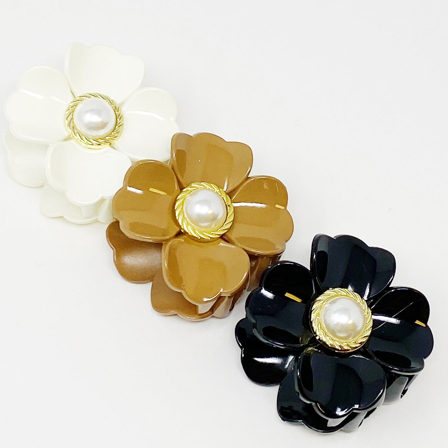 Loved by Coco Flower Hair Claw Set