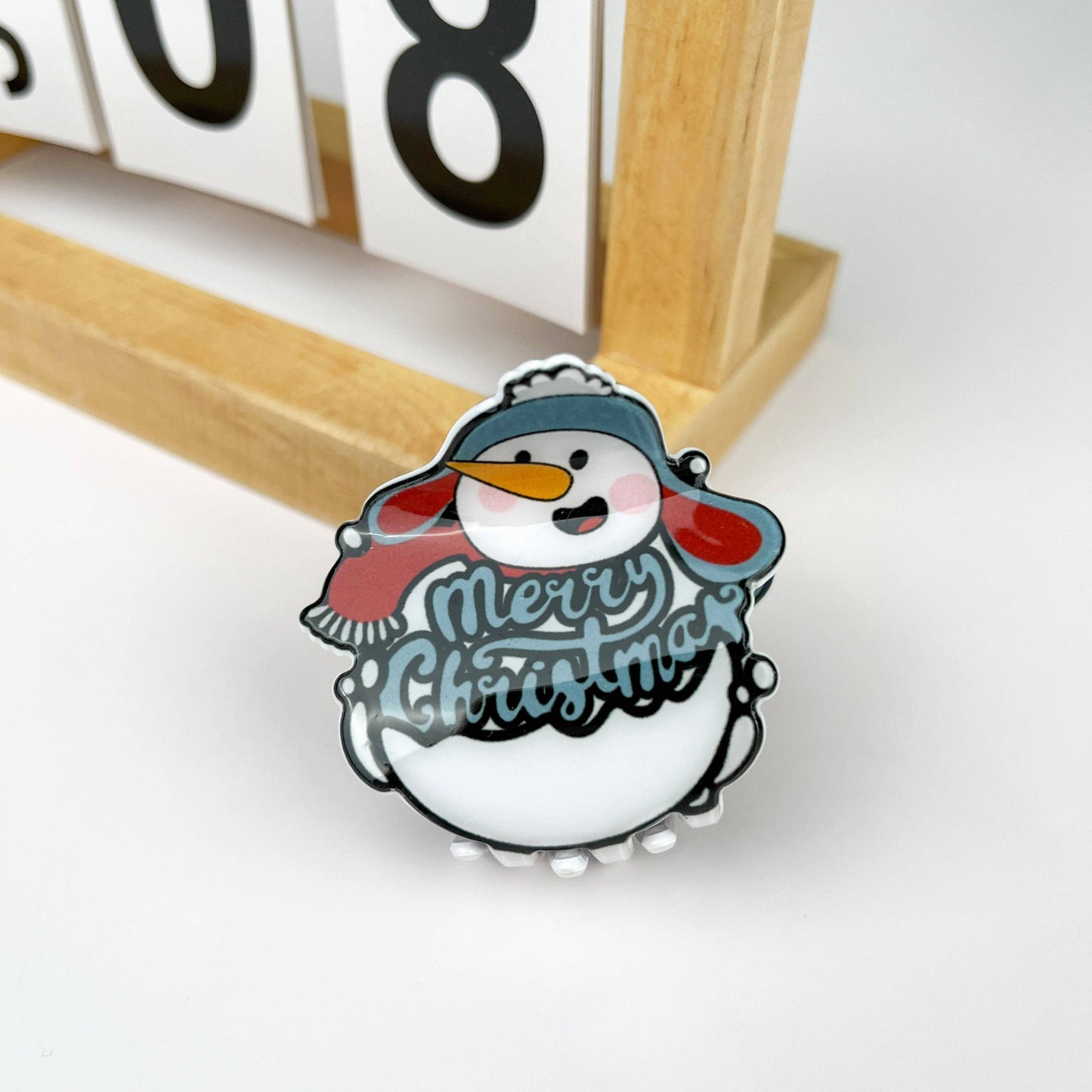 Christmas Hair Claw Clip