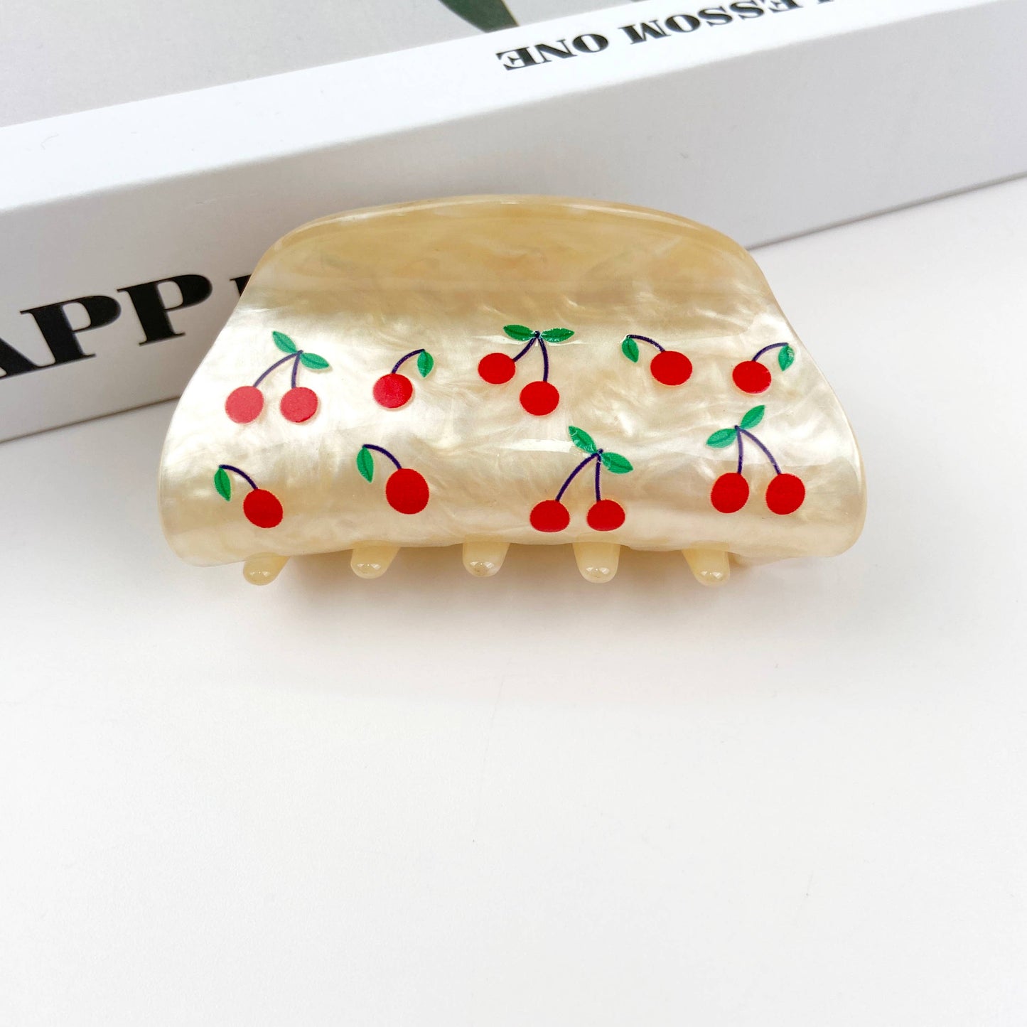 Cherry Minimalist Hair Clip