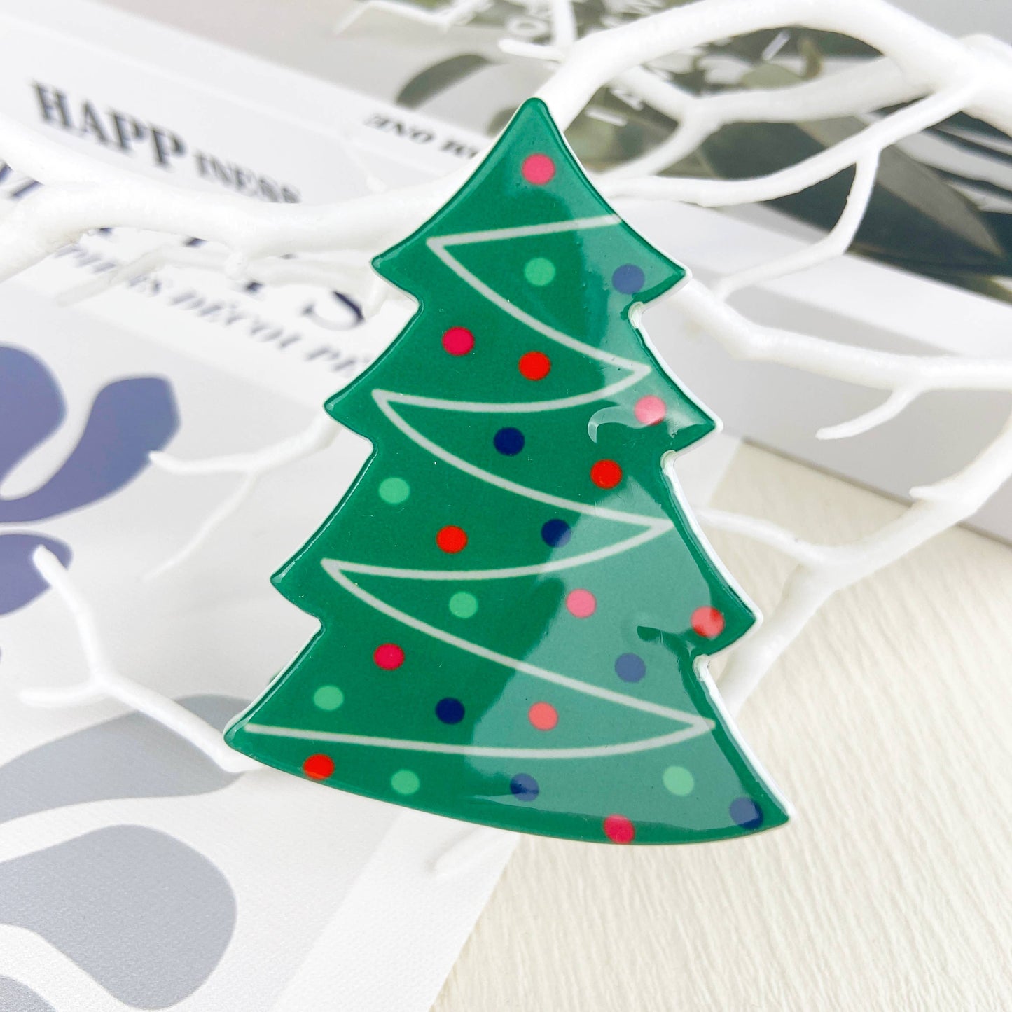 Christmas Hair Claw Clip