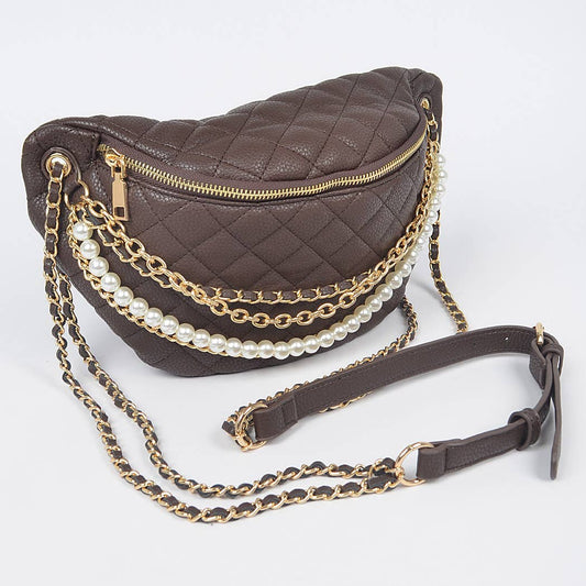 Gilded Regent Crossbody | Multi Layered Straps Crossbody Bag