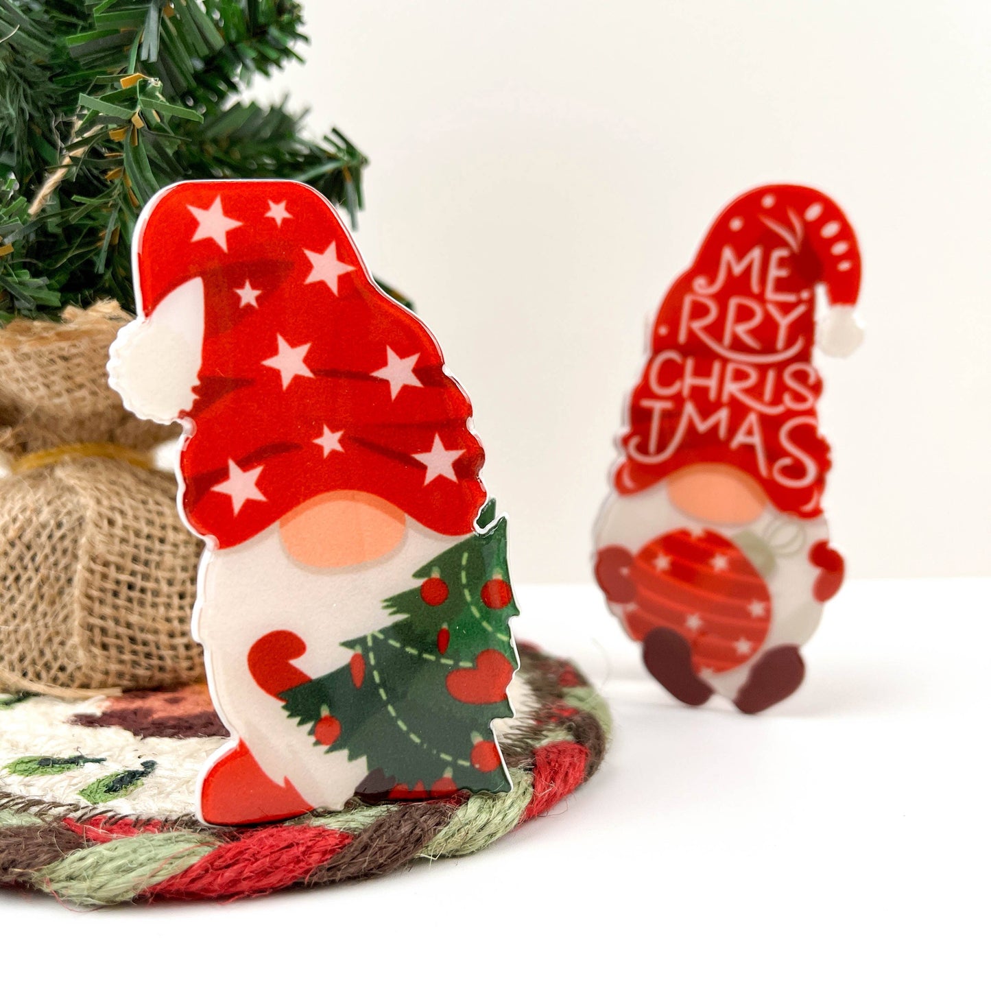 Cartoon Santa Claus Appearance Hair Claw Clip