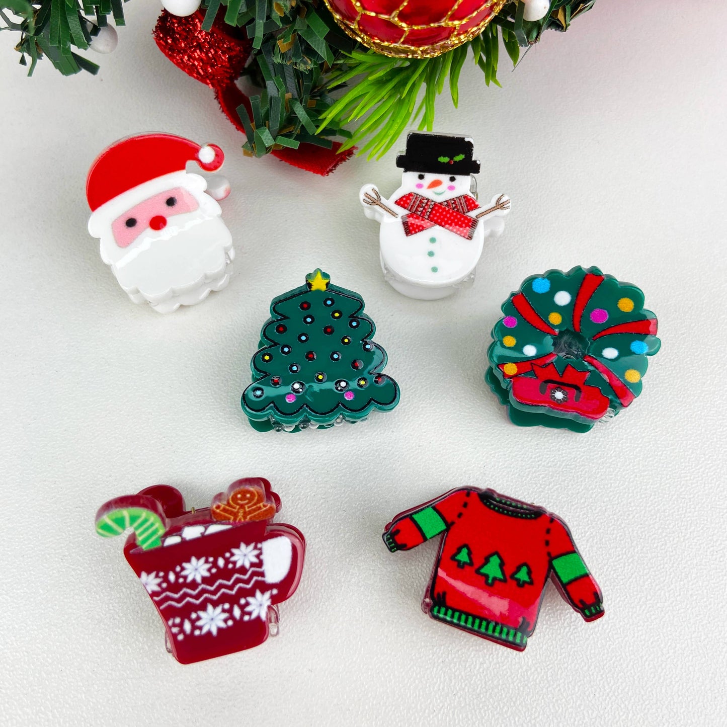 Mini Christmas Hair clip